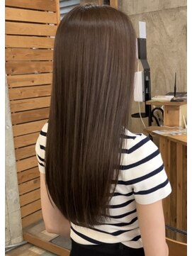 ヘアカロン 熊本本店(Hair CALON) シナジートリートメントカラーダブルカラーケアブリーチベージュ