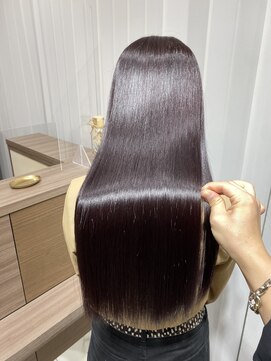 キュア 表参道(CURE) 黒髪/グレージュカラー/ココアベージュ/ヘルシーロング[表参道]