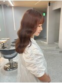 【ふうかすたいる】オレンジブラウン/韓国ヘア/天神