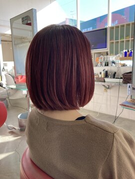 ヘア スパ リゾート リアン(hair spa resort Lien) レッド×ボブ