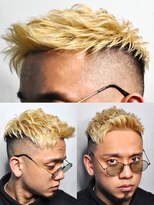 ヒロギンザ 大阪本店(HIRO GINZA) ハイトーンカラー×スキンフェード