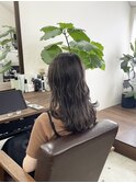 コントラストハイライト×ホワイトベージュ&グレージュ