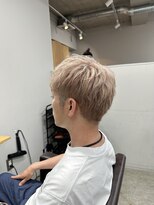 リグ 横浜(Lig.)&nbsp;ミルクティー/ケアブリーチ/ ブリーチ/メンズ/ハイトーンカラー