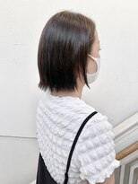 モリオ フロム ロンドン 成増店&nbsp;【morio成増/一戸】ストレートパーマ切りっぱなしボブ