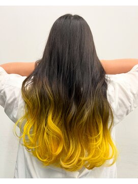 アライブ キチジョウジ(ALIVE Kichijoji) 【ALIVE吉祥寺】イエローグラデーションエアタッチ