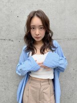 フォレストミラー(Forest Mirror) 大人グレージュ×ロングレイヤー☆Forest Mirror新宿