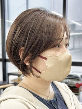 ルアン 上通り(ruen) 丸みショート ショート 熊本ショート 熊本美容室 ruen 右田莉奈