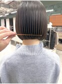 【中村】#182 ミニボブ/グレージュ/名古屋ボブ