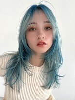 グリーン 表参道(green) 【green表参道】ブリーチ/アイスブルー