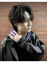 カーニー 上野(kearny) フェザーパーマ/フェザーショート/センターパート