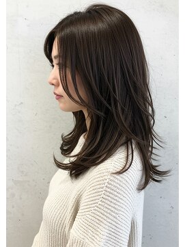 アントワープトーキョー(antwerp TOKYO) 30代40代コテ巻きワンカールで仕上げる大人レイヤー白髪染め