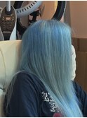 水色ヘア
