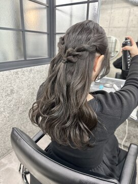 レーベン(LEBEN) ブリーチなし、透け感ブラウン