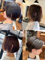 フロー(Flow) ショートスタイルの全体のフォルムや顔周りにこだわってます!