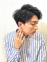 アメリラブ(ameri love)&nbsp;アップバングで大人な雰囲気のマッシュ