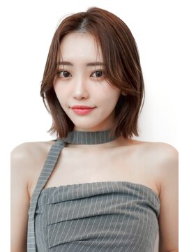 エースハバナ 渋谷(1 HAVANA) チョコグレージュ/20代30代大人かわいい/ミディアムレイヤー