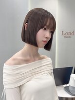 ロンド ブランシュ 錦糸町北口(Lond blanche)&nbsp;小顔に見せるヘアココアベージュ黒髪カタログ