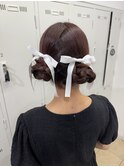 ツインお団子アレンジ