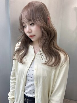 ペレ アネックス 大阪梅田茶屋町店(PELE ANNEX) ホワイトグレージュ/デジタルパーマ/フェザーパーマ/梅田