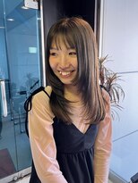 ペレ 梅田(PELE)&nbsp;くびれヘア/アプリコットオレンジ/夏のヘアアレンジ/梅田