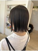 【外ハネ】【切りっぱなしボブ】