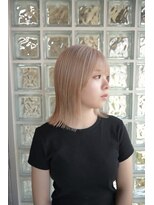 シゼン(SHIZEN)&nbsp;ミルクティーベージュ×ミディアムボブ