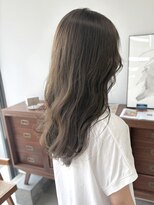 ヘアー アイス 御器所本店(HAIR ICI) ブリーチなしカラーオリーブブラウン秋カラー冬カラーレイヤー