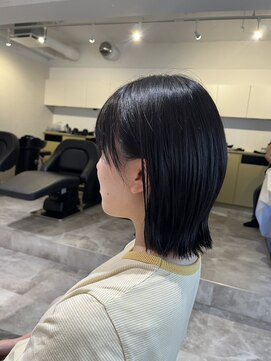 ソイクフ 四条大宮店(SOY-KUFU) 20代30代40代◎似合わせカット暗めカラー切りっぱなしミディ