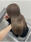 ミルクティーグレージュ/10代20代ハイトーン/艶髪カラー