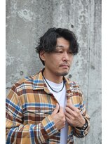 ハニー(HONEY)&nbsp;波巻きスパイラルパーマ/波巻きパーマ/岡崎メンズパーマ