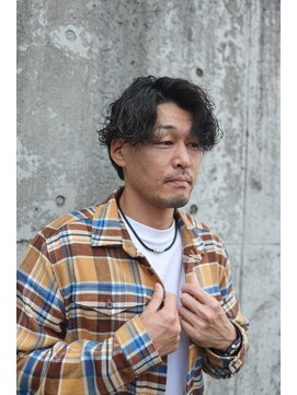 ハニー(HONEY) 波巻きスパイラルパーマ/波巻きパーマ/岡崎メンズパーマ