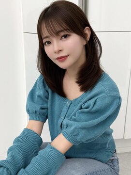 アマトウキョウスマートサロン(AMA TOKYO×Smart Salon) くびれミディアムレイヤー/顔まわりカット/美髪レイヤーカット
