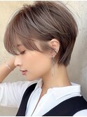 ショート/ショートボブ/ブリーチカラー/ハイライト