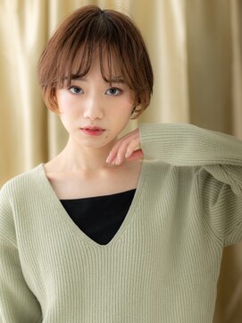 カバーヘア ブリス 北浦和(COVER HAIR bliss) マッシュショート/レイヤーカット/透明感カラーマロンブラウンe