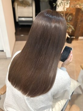 ノア 三宮店(NOA) 【NOA】自然にまとまる艶感髪質改善ストレート