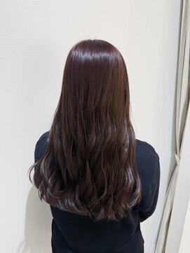 イリス(Iris) ワインレッド×ブリーチなしのWカラー