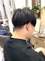 コアフィールフィス(COIFFURE fils)&nbsp;前下がりマッシュ 黒髪ショート