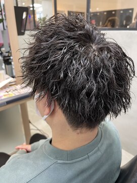 ロンド レイ 立川(Lond Ray) men's/メンズツイストスパイラルパーマ/ナチュラルアップバング