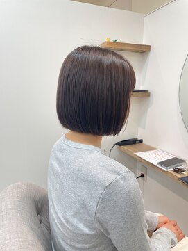 シアアルン 新小岩店(SHEER alun) ◆【艶髪】ミルクティーブラウン×ボブ×オージュア【新小岩】
