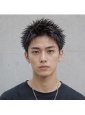 MEN’S/リバースセンターパート/ニュアンスパーマ/渋谷