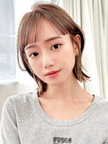 ラフィス ヘアー ハーバー 横浜店(La fith hair Harbor)&nbsp;【La fith】くびれボブ×ミルクティーベージュ