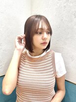 ロンド レイ 立川(Lond Ray) レイヤーボブ/ミルクティーベージュ/髪質改善/顔周り/立川