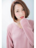 *LOREN*30代40代◎♪ピンク艶ブラウンで大人こなれ感ボブ