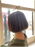 ぱっつんボブ