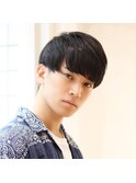 ワックス無しで決まるサラサラマッシュ　グラデーション刈り上げ
