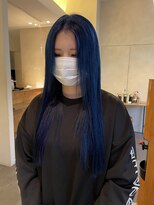 デコ(DECO) 《RYUSEI》ブルーカラー×インナーパープル髪質改善寒色系カラー