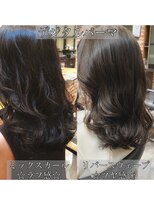 チョビー(Chobii)&nbsp;コテ巻き風デジタルパーマ韓国風ロングヘアchobii表参道/栗原60