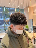 ガリカ 横浜(Gallica) 【後藤嵩広】爽やか短髪ツーブロックxくるくるカーリーパーマ