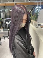 ジエクト カナウ(The Ect canow)&nbsp;ラベンダーグレー　髪質改善カラー