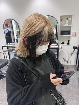 ココット 京橋店(cocotte) 逆インナーカラー